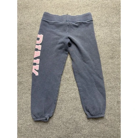 Victoria Secret Pink Sweatpants Size XS Blue Joggers - Picture 5 of 7